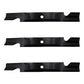 50" Rotary #14807 Lawn Mower Blade Set (3 Blades) Fits Toro #117-1156-03 5/8" CH