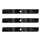 3 Replacement Blades 60" Fits John Deere Mowers M87622/M141785/AM100538