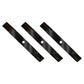 3 Replacement Blades 60" Fits John Deere Mowers M87622/M141785/AM100538