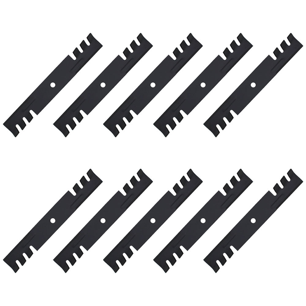 Qty 10: Toothed Mulching Blade Fits Hustler Replaces 795757