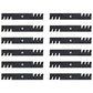 Qty 12: Toothed Mulching Blade Fits Scag Replaces 48110