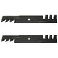 Qty 2: Toothed Mulching Blade Fits Bunton Replaces LAB50-0132_x2