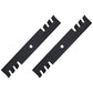 Qty 2: Toothed Mulching Blade Fits Hustler Replaces 795757