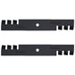 Qty 2: Toothed Mulching Blade Fits Toro Replaces 107-3192