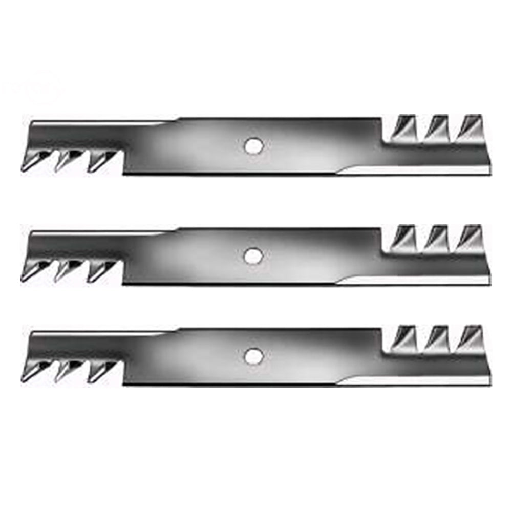 Qty 3: Toothed Mulching Blade Fits Toro Replaces 107-3192