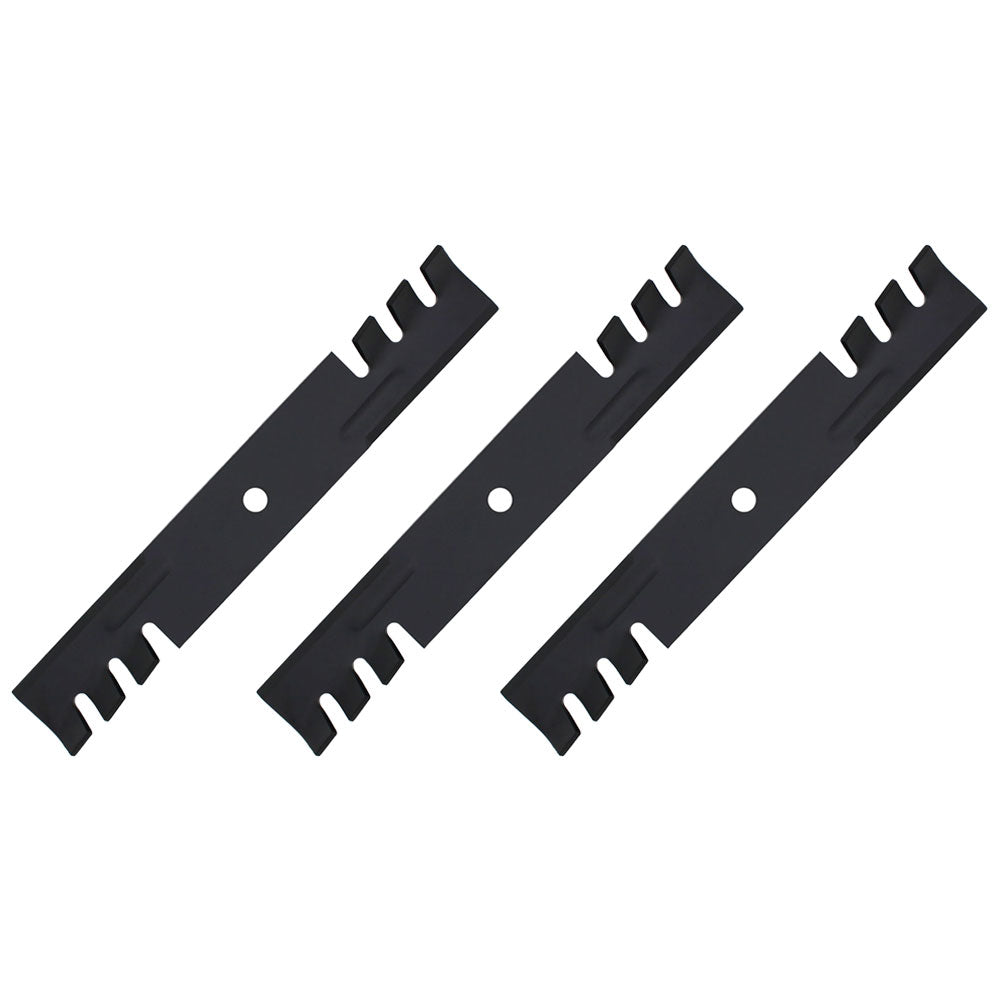 Qty 3: Toothed Mulching Blade Fits Snapper Replaces 1-7043