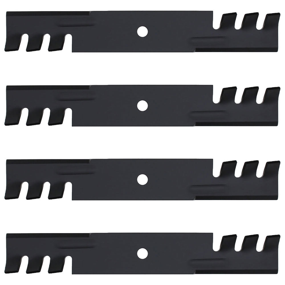 Qty 4: Toothed Mulching Blade Fits Toro Replaces 107-3192