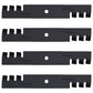Qty 4: Toothed Mulching Blade Fits Bad Boy Replaces 038-5350-00
