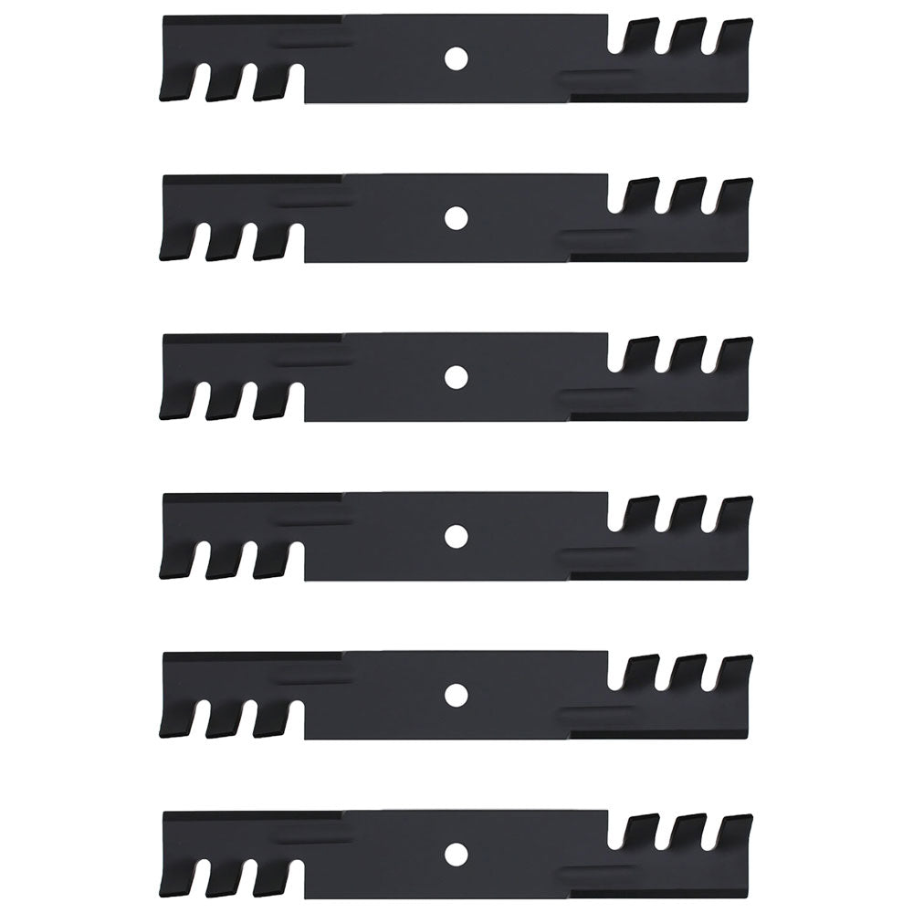 Qty 6: Toothed Mulching Blade Fits Toro Replaces 107-3192