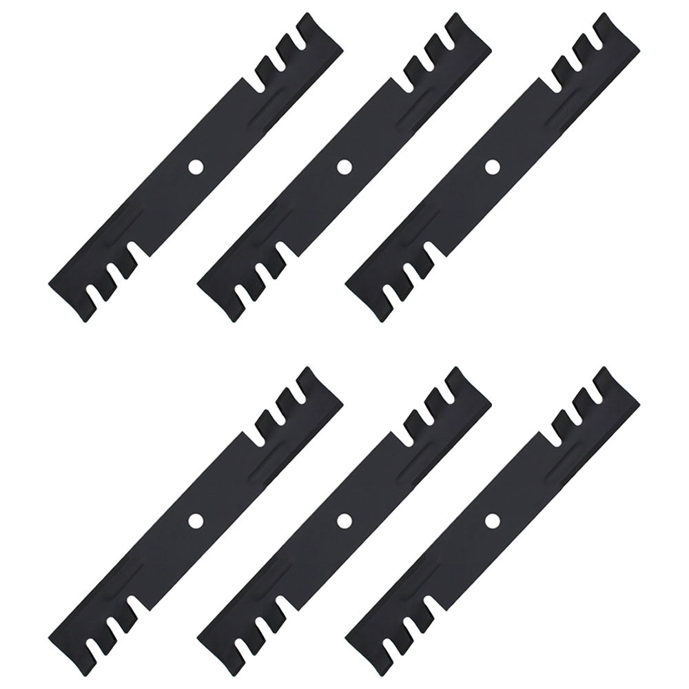 Qty 6: Toothed Mulching Blade Fits Scag Replaces 48110