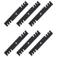 Qty 6: Toothed Mulching Blade Fits Stihl Replaces 1118 195 7200
