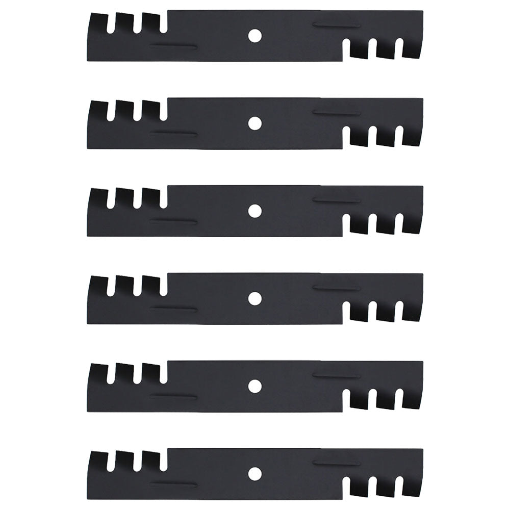 Qty 6: Toothed Mulching Blade Fits Great Dane Replaces D18086