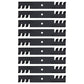 Qty 9: Toothed Mulching Blade Fits Hustler Replaces 795757