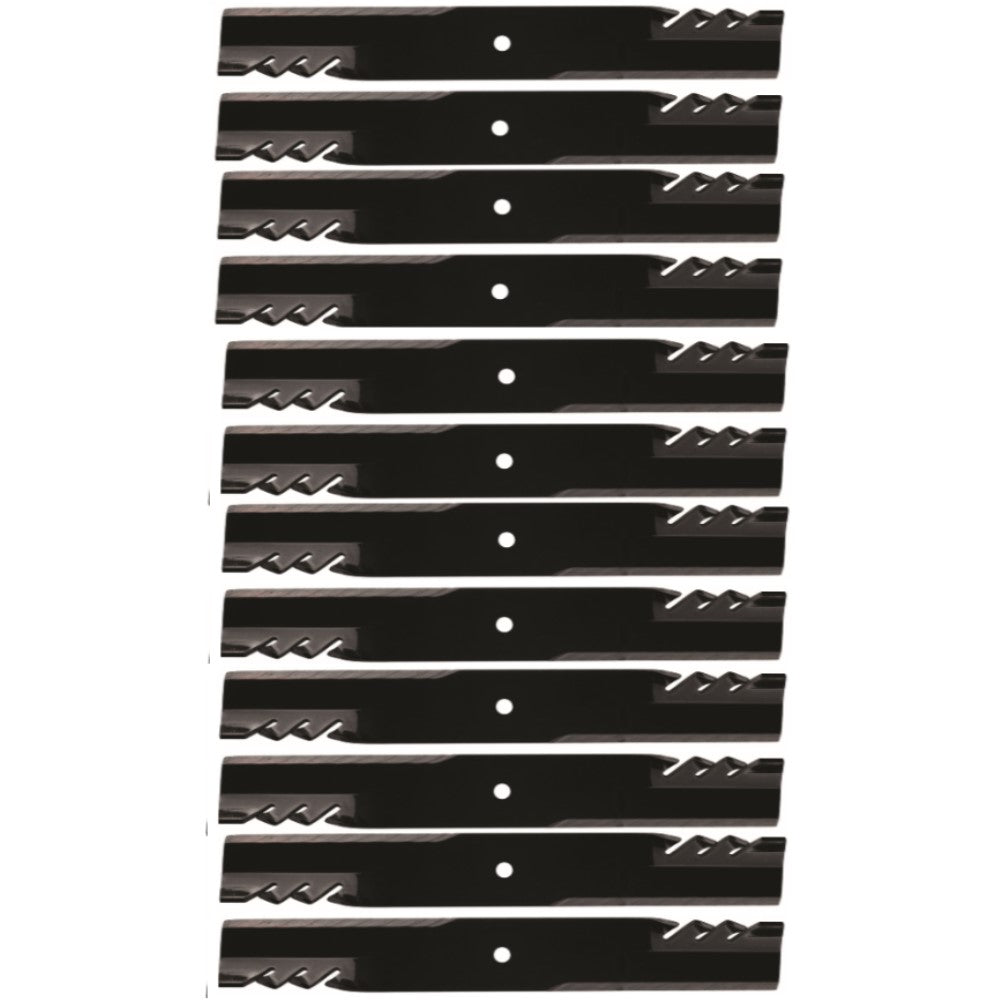 Qty 12:  Toothed Mower Blade Fits Hustler Replaces 794859