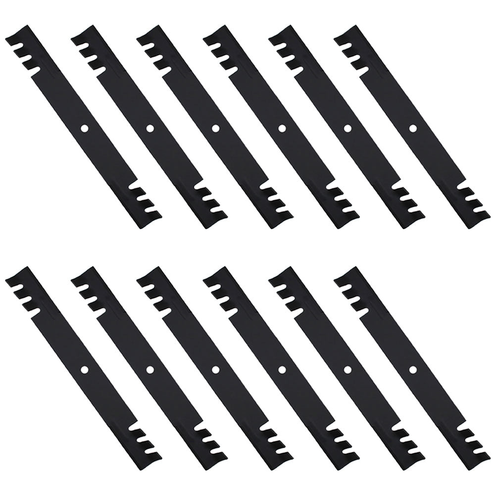 Qty. 12: Toothed Mower Blades Fits Scag Replaces 48111