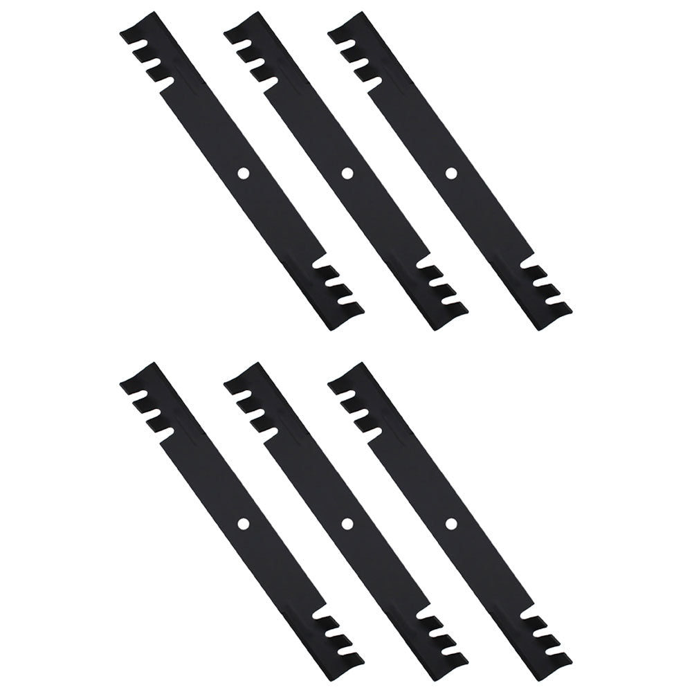 Qty. 6: Toothed Mower Blades  Fits Hustler Replaces 782516