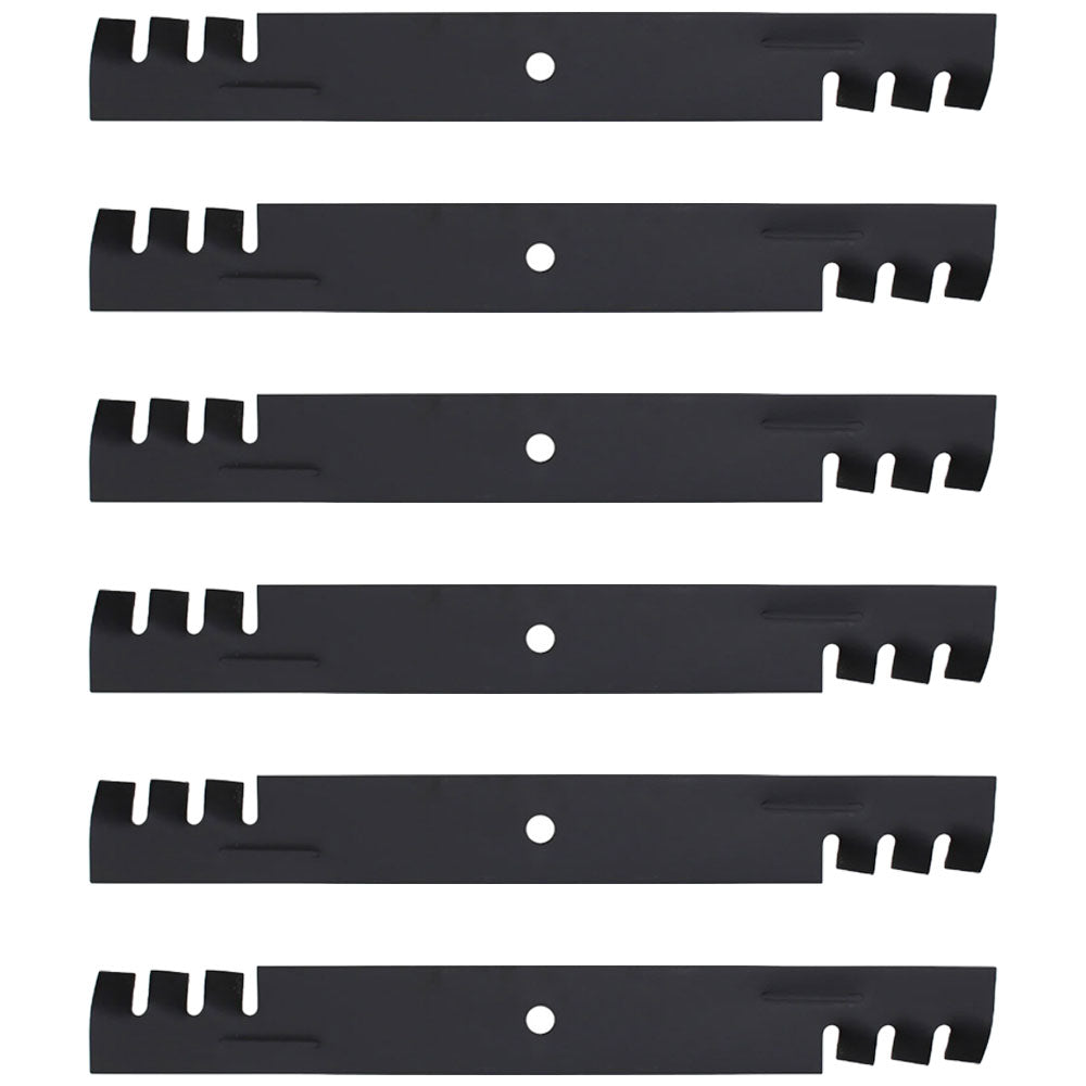 Qty. 6: Toothed Mower Blades  Fits Hustler Replaces 782516