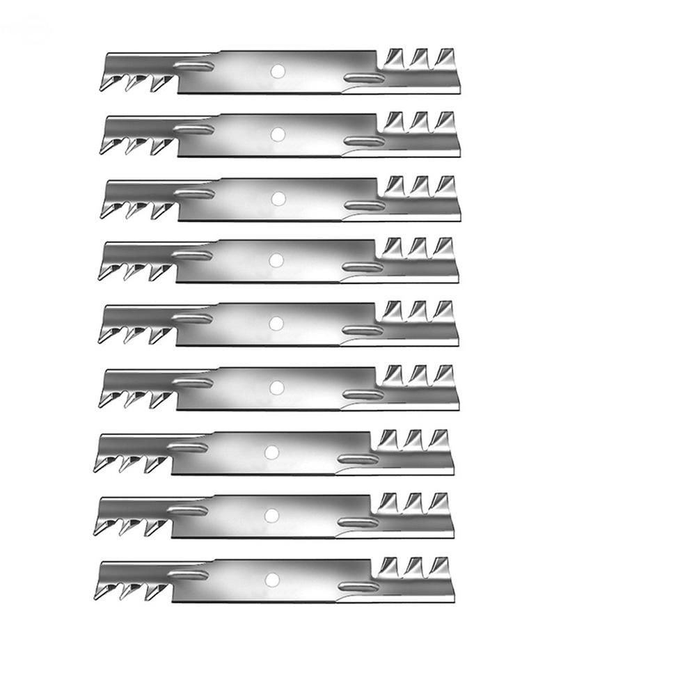 Qty 9: Toothed Mower Blade Fits Bobcat Replaces 112111-03