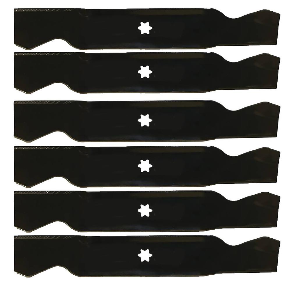 Qty 6: Mower Blade
 Fits Bolens Replaces 942-0610
