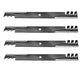 Qty 4: 22-7/8" 5 Point Blade Fits Ariens Replaces 21546611