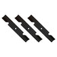 (3) High Lift Lawn Mower Blades Fits Bad Boy 038-3000-00 for 36" / 54" Deck