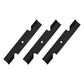 3PK 91-623 Lawn Mower Blades 71440001 Fits Wright 52" Stander