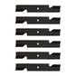 Qty 6: High Lift Mower Blade Fits Simplicity Replaces 5021227