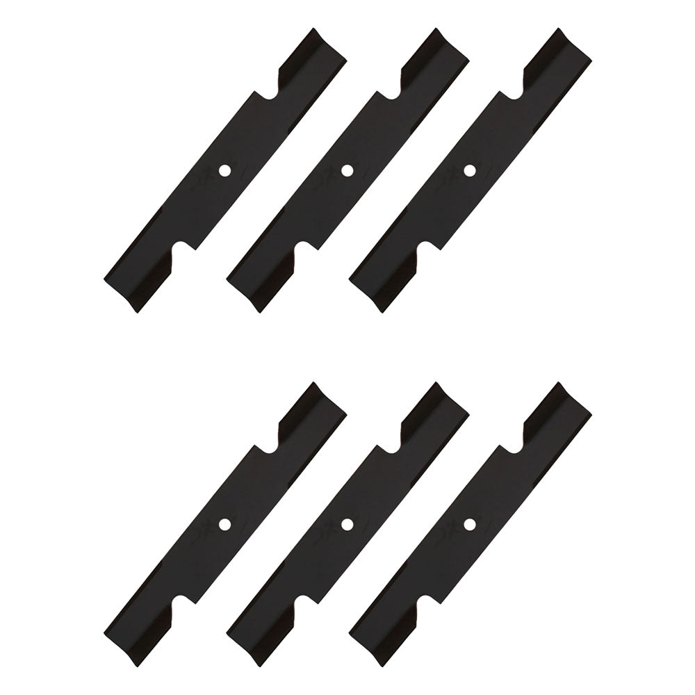 Qty 6: High Lift Mower Blade Fits Lesco Replaces 050125