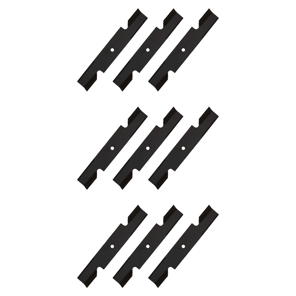 Qty 9: High Lift Mower Blade Fits Lesco Replaces 050125