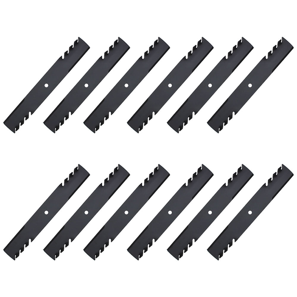 Qty 12: Toothed Blade Fits Toro Replaces 105-7715-03