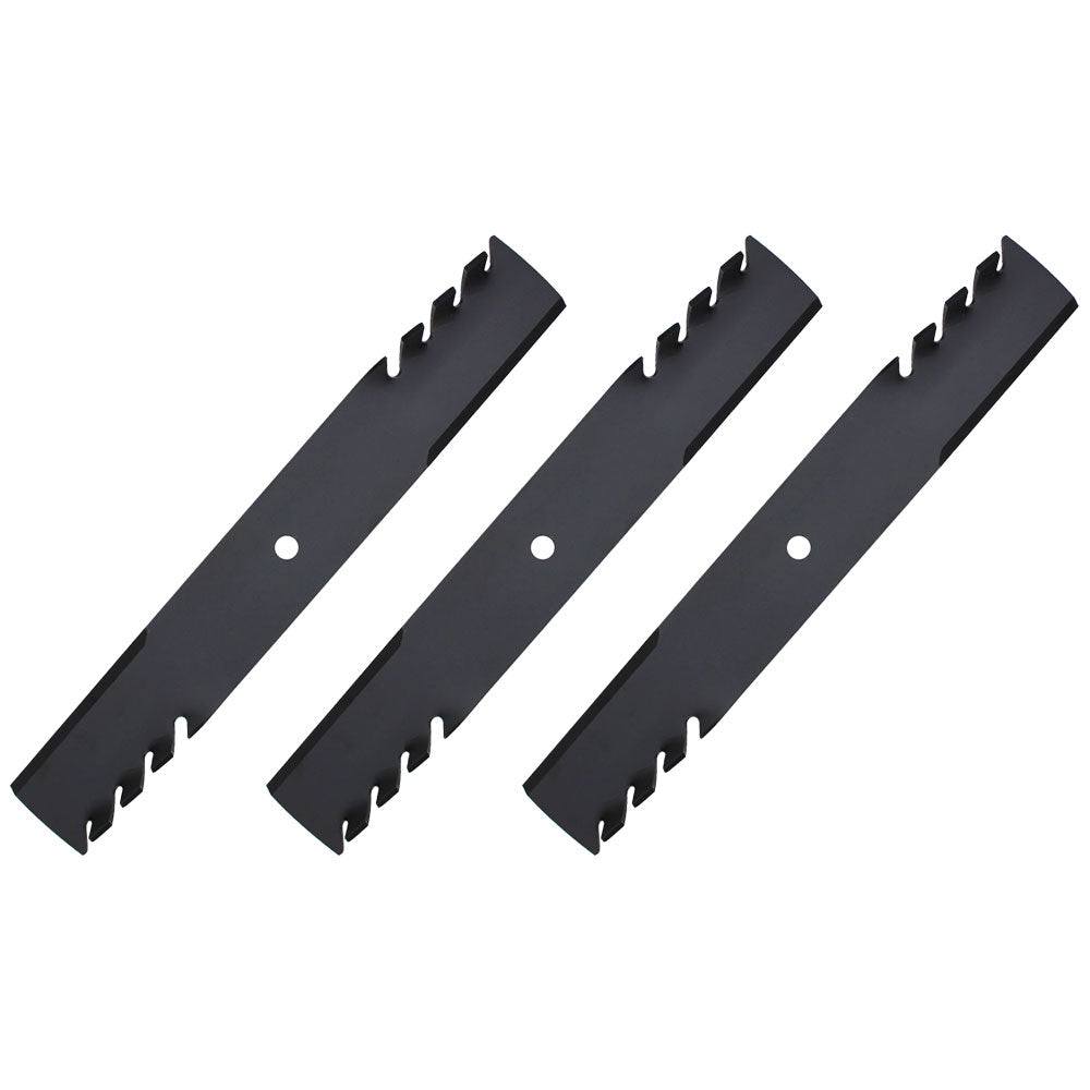 Three (3) Toothed Blades Ariens Zoom 2560XL Gravely PM200 PM300 PM260Z 60" Deck
