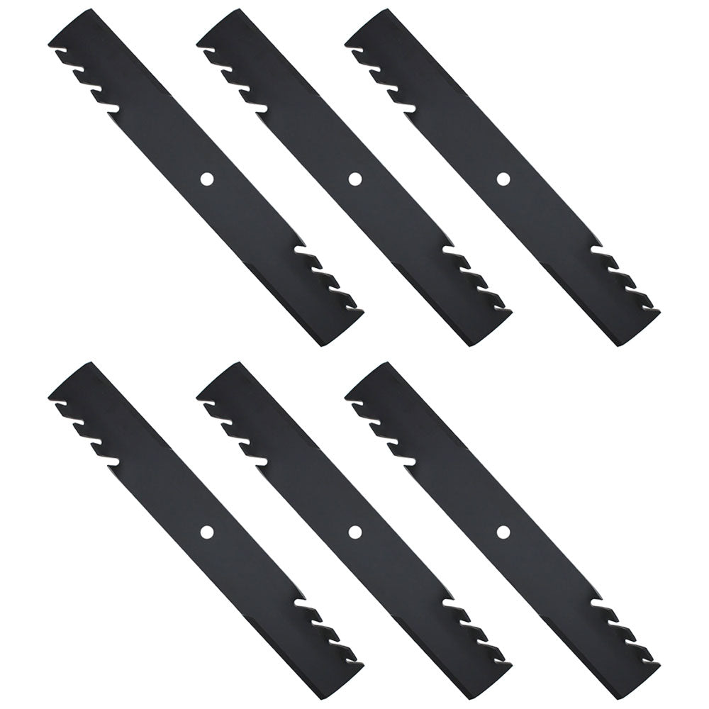 Qty 6: Toothed Blade
 Fits Bad Boy Replaces 038-6002-00