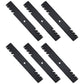 Qty 6: Toothed Blade
 Fits Exmark Replaces 1-603283
