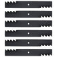 Qty 6: Toothed Blade
 Fits Exmark Replaces 1-603283
