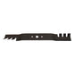 Replacement 21-3/16" X 6 Point Star Mulching Blade- Toothed Fits MTD Mowers