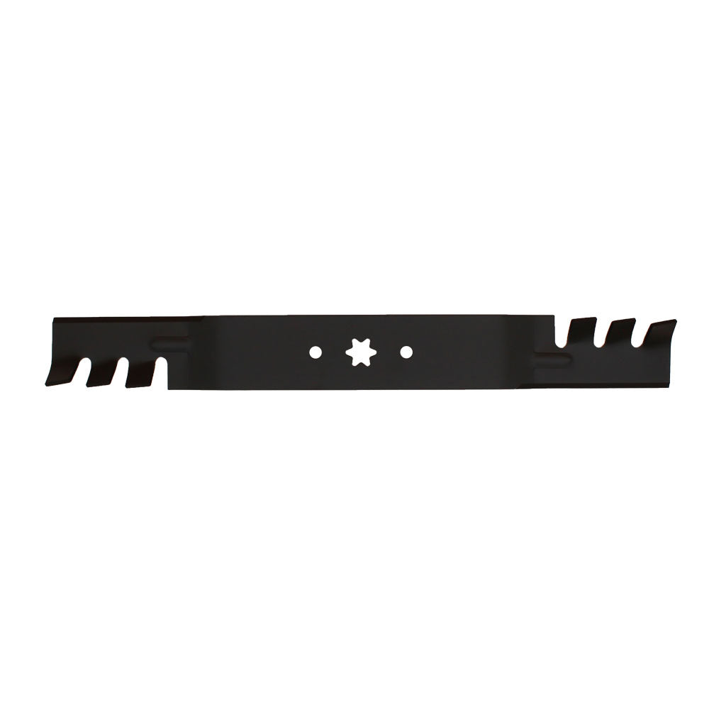 Replacement 21-3/16" X 6 Point Star Mulching Blade- Toothed Fits MTD Mowers