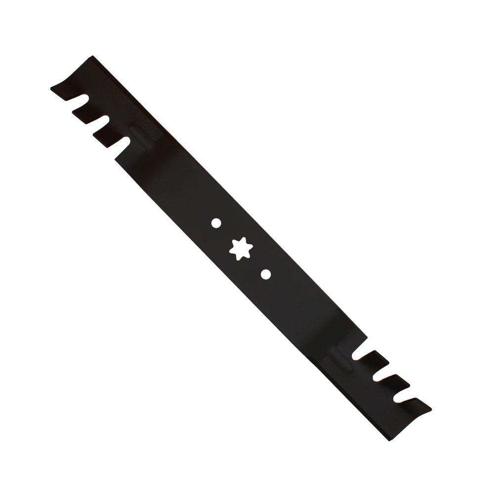 Replacement 21-3/16" X 6 Point Star Mulching Blade- Toothed Fits MTD Mowers