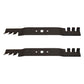 Qty 2: Toothed Commercial Mulching Blade Fits Cub Cadet Replaces 742-04126
