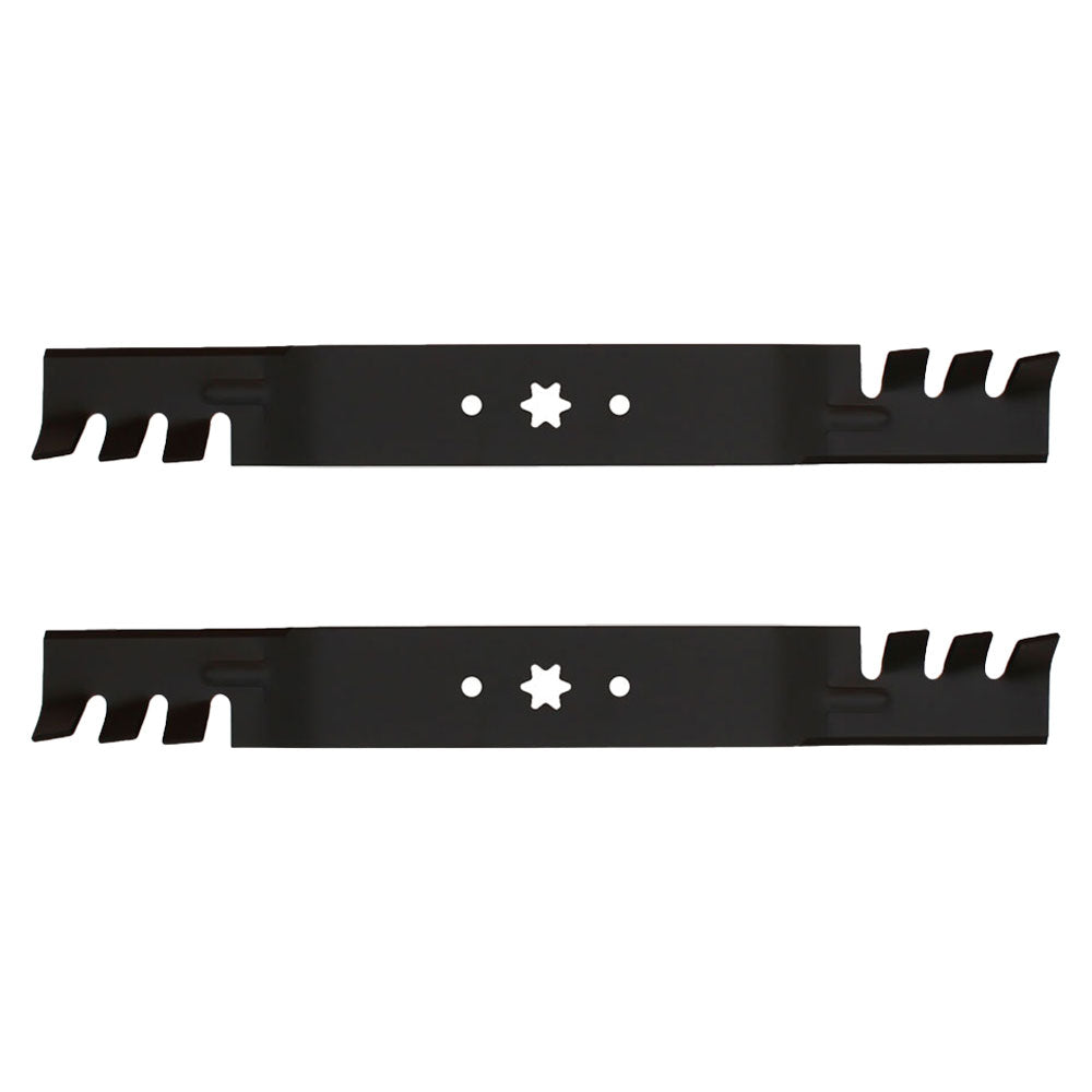 Qty 2: Toothed Commercial Mulching Blade Fits Troy Bilt Replaces 742-0616