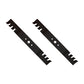 Qty 2: Toothed Commercial Mulching Blade Fits Bolens Replaces 742-0616