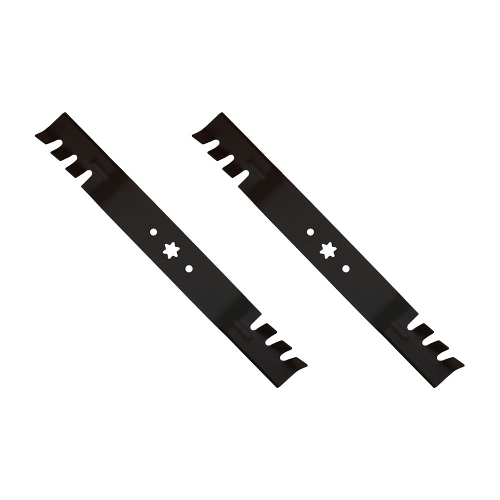Qty 2: Toothed Commercial Mulching Blade Fits Cub Cadet Replaces 742-04126