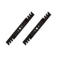 Qty 2: Toothed Commercial Mulching Blade Fits Bolens Replaces 742-0616