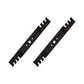 Qty 2: Toothed Commercial Mulching Blade Fits Troy Bilt Replaces 742-0616