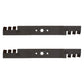 Two (2) Pack Aftermarket Interchangeable Toothed Mulching Mower Blades