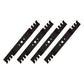(4) 742-0616 Toothed Mulching Blades Fits Cub Cadet, Fits MTD, Fits Troy-Bilt
