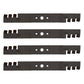 4 PK Toothed Mulching Mower Blades 742-04126 Fits Huskee Fits Murry Fits Yardman