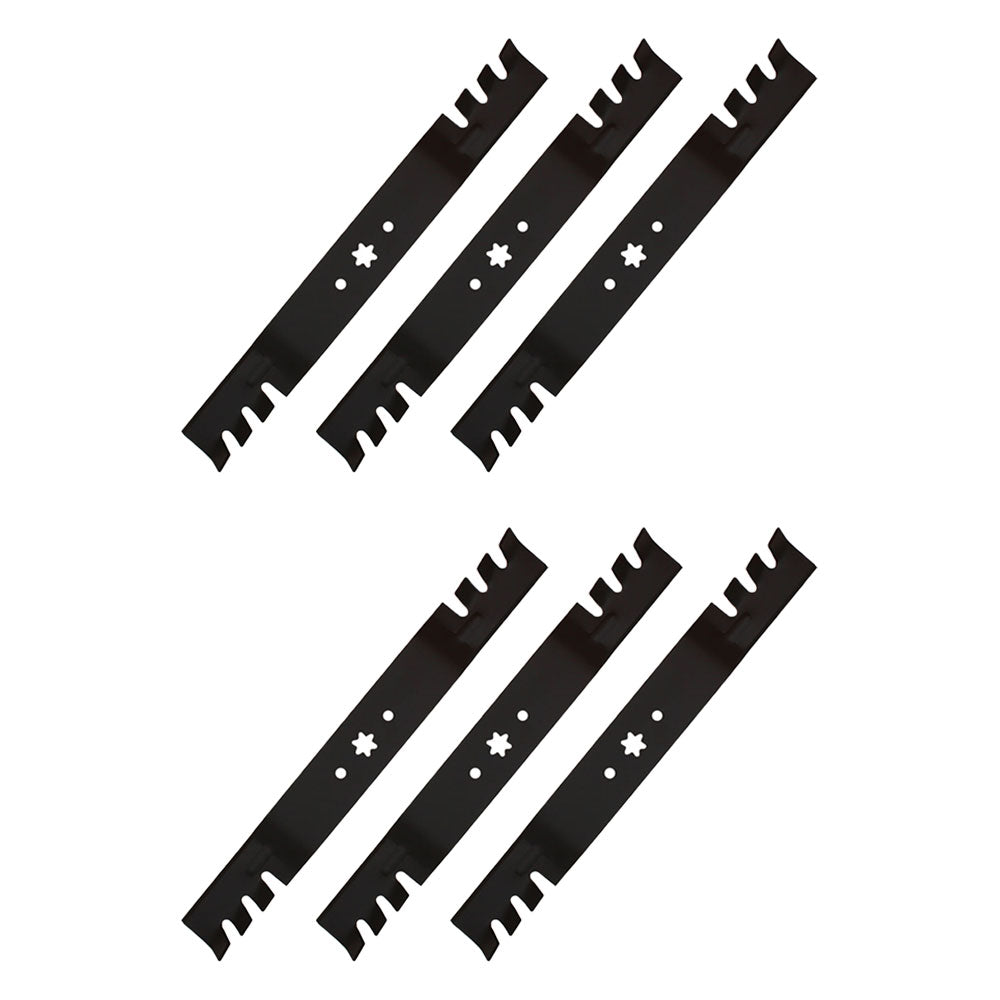6 Mulching Blades Fits Cub Cadet 42" Deck RZT-L RZT-S LTX1040 LTX1042 942-04126