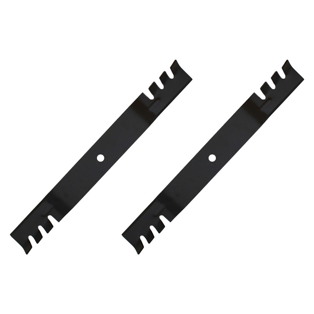 Qty 2: Toothed Mulching Blade
 Fits Exmark Replaces 106-2247-03