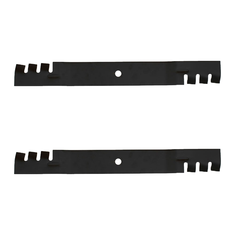 Qty 2: Toothed Mulching Blade
 Fits Exmark Replaces 106-2247-03
