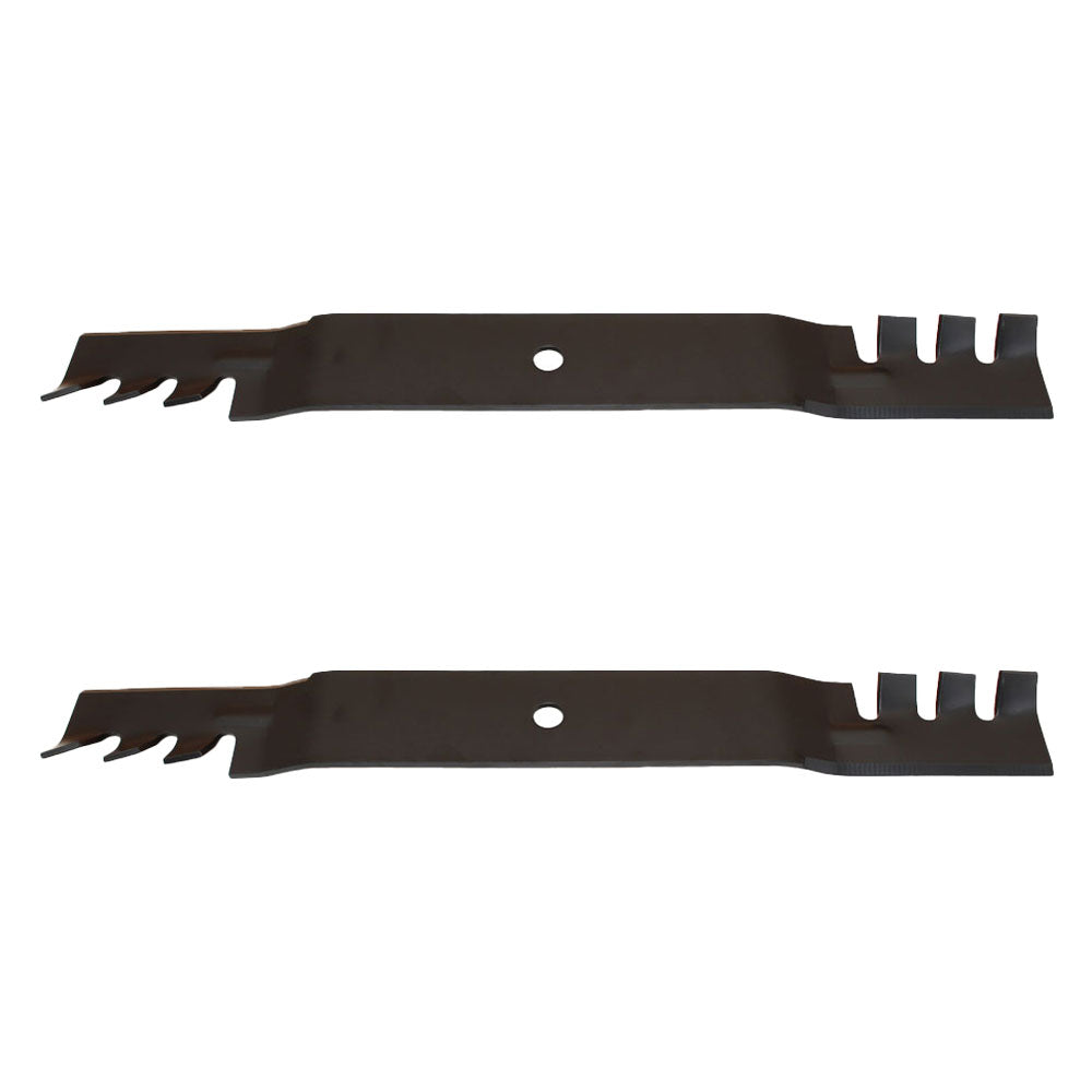 Qty 2: Toothed Mulching Blade
 Fits Exmark Replaces 106-2247-03